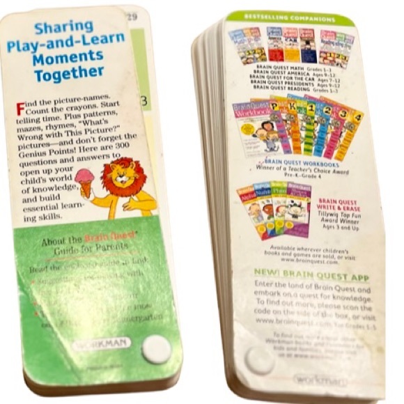 Pre K & K learning bundle of Eric Carle Flash Card Sets & 2 ask & answer flips - Picture 10 of 14